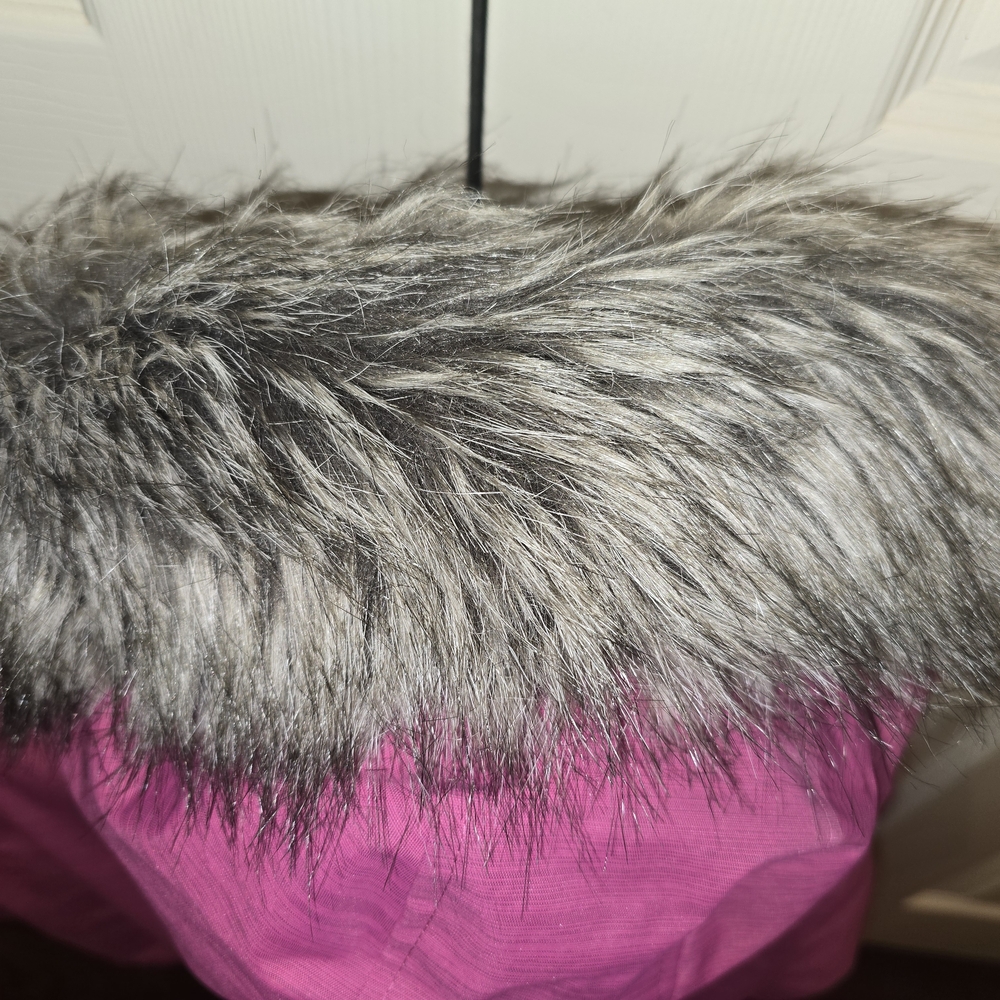Noize Pink Ski & Snow Jacket with Faux Fur Hood - Picture 4 of 5